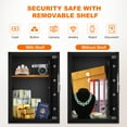 thumbnail image 6 of Bonsaii 1.8 Cubic Feet Safe Box Electronic Security Document Home Safe with Digital Keypad, 6 of 8