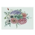 thumbnail image 1 of Plant Watercolor Cutting Board, Scenery of Hydrangea Bouquet Wildflowers Feminine Painting, Decorative Tempered Glass Cutting and Serving Board, in 3 Sizes, by Ambesonne, 1 of 2
