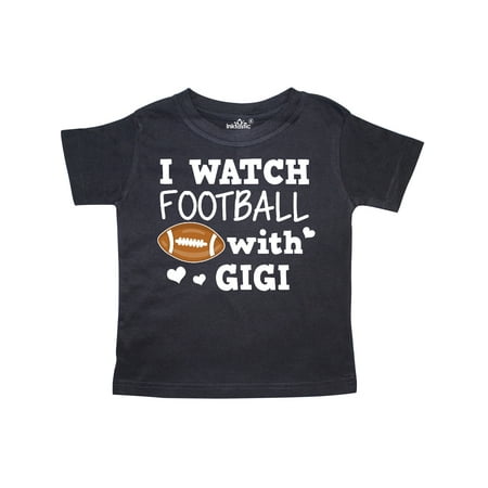 

Inktastic I Watch Football with My Gigi Gift Toddler Boy or Toddler Girl T-Shirt