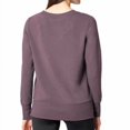 thumbnail image 2 of Mondetta Women's Long Sleeve Brushed Tunic (Shadow Plum, Large), 2 of 5