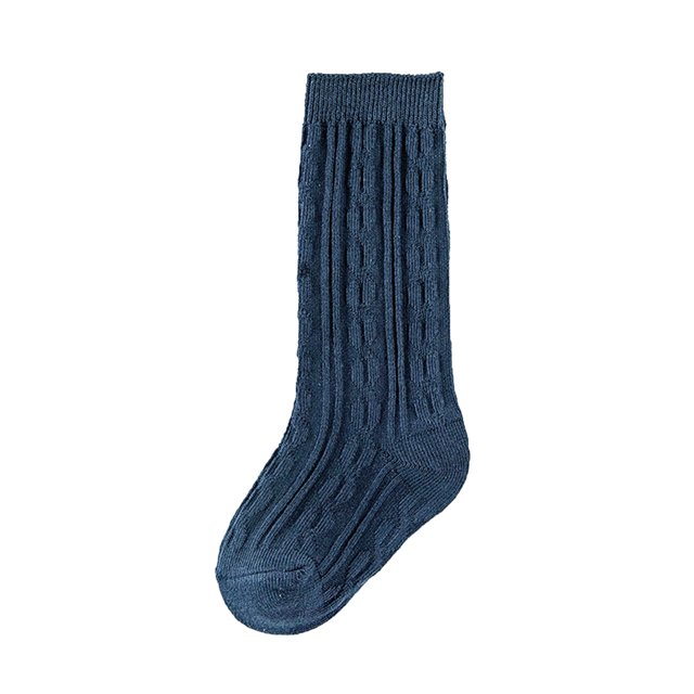 ITFABS Kids Knitting Socks Spring Summer Sports Over-Knee Solid Color Wear