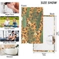 thumbnail image 2 of Leopard Print Towels, 2 PCS, Super Soft Absorbent Hand Towel Cotton Bath Towels for Bathroom Hotel Kitchen Spa Gym 16 X 28 Inches, 2 of 7