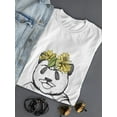 thumbnail image 3 of Panda Bear Frida Women White T-Shirt, Female Medium, 3 of 4
