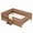 Natural, variant on Bellemave Full Size Montessori Bed Storage and Stairs, Wood Daybed with Bookcase and Guardrails, Full Floor Beds Frame with 2 Drawers for Room, No Box Spring Needed (Gray)