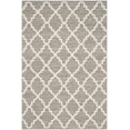 thumbnail image 2 of SAFAVIEH Montauk Crispian Geometric Quatrefoils Cotton Area Rug, Grey/Ivory, 4' x 6', 2 of 6
