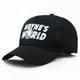 thumbnail image 2 of Gorra con visera de Wayne's World, gorra para el sol, gorra de hip hop, gorra de béisbol estampada para hombres y mujeres, 2 of 6