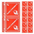 thumbnail image 1 of KAKOWELY fire paint labels 100pcs Shipping Labels Transport Stickers Adhesive Stickers Dangerous Goods Warning Labels Red Paper Labels For Shipping Hazardous Materials, 1 of 4