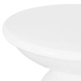 thumbnail image 3 of Mesa Benzara Suma 38 cm redonda para exteriores, hierro blanco, 3 of 5