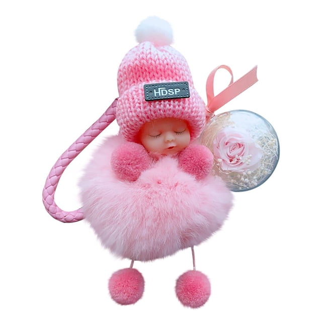 Poupée en Peluche Simulée Adorable Saint-Valentin Rose