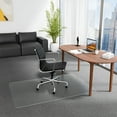 thumbnail image 4 of LEEYNEER Easy-Glide Office Chair Mat for Carpet - Rectangle PVC Floor Protector  Smooth Rolling Desk Mat for Low Pile Carpets  Durable & Quiet Design for Modern Workspaces  Workspace Enha, 4 of 6