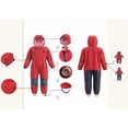 thumbnail image 4 of QUOTAY Toddler Rain Coat Boys And Girls Thick Waterproof One-Piece Raincoat For Children Outdoor Daily Use Ages 1-9 Years Rain Poncho Kids Blue,100, 4 of 9