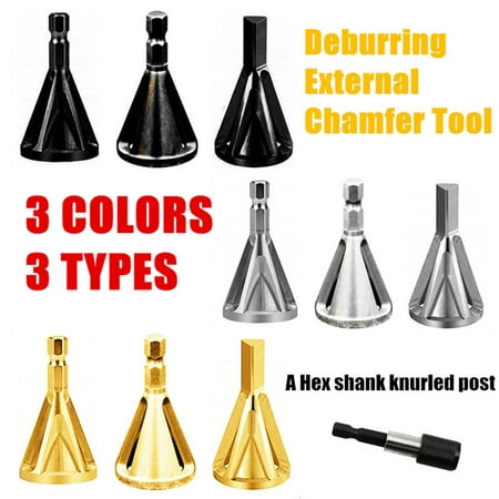 Universal Stainless Steel Deburring External Chamfer Burr Removal Tool Drill (Best Drill Bits For Hard Steel)