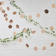Ginger Ray Rose Gold Circle Garland - Beautiful Botanics