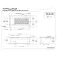 thumbnail image 2 of Aqua Eden VTAM6032R22B 60-Inch Anti-Skid Acrylic 3-Wall Alcove Tub with Right Hand Drain Hole, White, 2 of 3