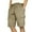 A-Khaki, variant on Wyobmus Mens Cargo Sweat Shorts Comfortable Cotton Workout Shorts Elastic Waist Athletic Gym Shorts With 4 Pockets A-Olive Green