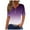 AA-Purple, variant on QATAINLAV Womens Tops Loose Fit Button V Neck Henley Shirts Trendy Eyelet Embroidery Tshirts Gradient Print Short Sleeve Tees Orange M