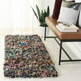 thumbnail image 4 of SAFAVIEH Rio Cassandra Confetti Polyester Shag Runner Rug, Light Pink/Multi, 2'3" x 6', 4 of 9