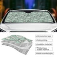 thumbnail image 3 of Yiaed Retro Rooster4 Print Car Windshield Sunshade Front Auto Car Front Window Sun Shade Foldable Sun Visor Shield Cover Auto Accessories for Sedan SUV Truck-Small, 3 of 5