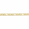 thumbnail image 3 of 10K Yellow Gold 6mm Concave Open Figaro Chain (26 X 6) Made In South Africa 10lf160-26, 3 of 5
