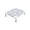 White, variant on Cat & Dog Hammock Bed, Elevated Pet Cot with Breathable Mesh, Raised Cat Bed for Small Pets, Portable Puppy Bed Indoor & Outdoor Use (1PC, White, 20"x18"x5.3")