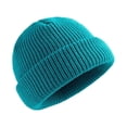 thumbnail image 1 of Guardurnaity Gorro de punto elástico grueso invierno cálido Unisex deportes al aire libre Camping nieve esquí gorra térmica accesorios casuales Sombreros cian, 1 of 6