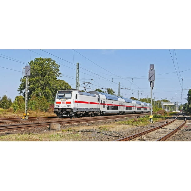 Peel N Stick Poster Of Intercity Db Deutsche Bahn Double Decker Poster 24x16 Adhesive Sticker Poster Print Walmart Com Walmart Com
