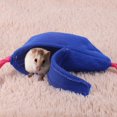 thumbnail image 2 of Hamaca cálida para hámster y plátano, jaula para colgar, casa nido para dormir para pájaros y mascotas (azul) Ehuebsd Para estrenar, 2 of 5