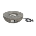 thumbnail image 2 of Christopher Knight Home 28" Patio MGO Propane Fire Pit, 30,000 BTU Round Heater with Waterproof Cover, Light Grey, 2 of 12