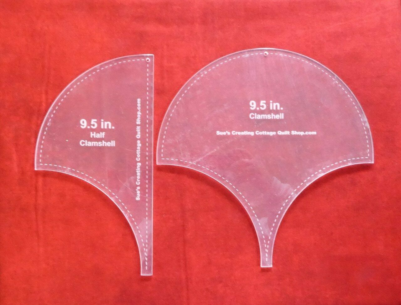 Clamshell Templates 2 Piece Set 9 5 1 8 Acrylic Walmart 