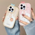 thumbnail image 3 of Cartoon Ice Cream Cake Phone Case with Bow Knot Cutie Camera Frame Lens Protection, Shockproof Soft Case for iPhone 14 Plus, 3 of 6