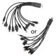 thumbnail image 2 of Universal USB To Multi Plug Cable 10 in 1 USB Cable For Smartphone Cable 20CM/787in, 2 of 4