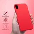 thumbnail image 5 of Compatible with iPhone XR Case 6.1 inch,[Silky and Soft Touch Series] Premium Soft Liquid Silicone Rubber Full-Body Protective Bumper Case for iPhone XR (Red), 5 of 5