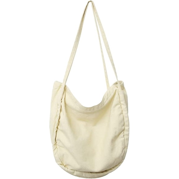 CoCopeaunt Tote Bag Stylish Women Large Canvas Bag Quilted Soft Students Shouder Bag