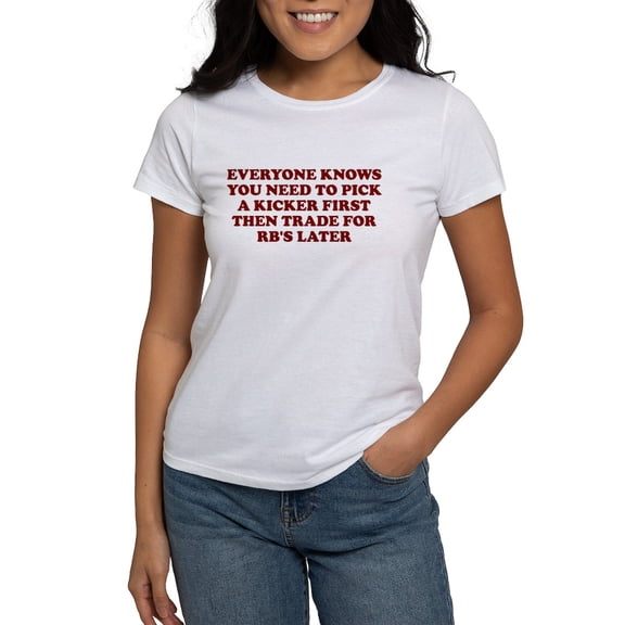 CafePress - FANTASY FOOTBALL SHIRT, FUNNY Women's T Shirt - Women's Classic T-Shirt