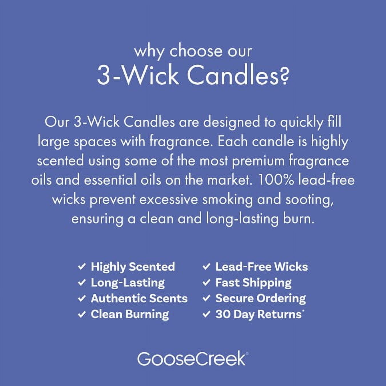 (4 pack) Goose Creek 3-Wick Forest Pine Trees Scented Jar Candle, 14.5oz.