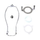 thumbnail image 3 of Lámpara Arpa Montaje de luz Soporte desmontable Mesa de soporte / Luz de piso 6 8 10 12 pulgadas Convertidor de arpa Piezas de hardware Accesori 8inch Sunnimix arpa de lámpara, 3 of 8