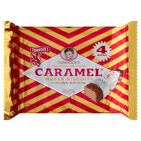 Tunnock's Caramel Wafer Biscuits, 4.2 oz