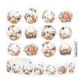 thumbnail image 3 of Roll of 500 Round Fall Stickers, Watercolor Halloween Harvest Pumpkin Labels, Hello Fall Thanksgiving Autumn Themed Self-Adhesive Circle Stickers for Gift Sealing Envelope Packaging Craft Decor, 3 of 7