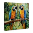 thumbnail image 2 of Stupell Industries Coastal Two Macaws Among Foliage Canvas Art, 36 x 36, by Petals Prints Design, 2 of 8