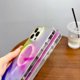 thumbnail image 4 of For iPhone 16 Pro Case Compatible with MagSafe Ink Painting IMD PC+TPU Phone Cover - Black, 4 of 5