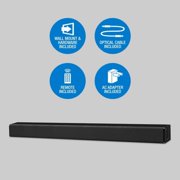 iLive ITB296B 37 inch Bluetooth Soundbar with Remote and Wall Mountable