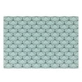 thumbnail image 3 of Geometric Cutting Board, Abstract Lines Charcoal Grey Colored Striped Image with Hexagonal Design, Decorative Tempered Glass Cutting and Serving Board, Small Size, Black and White, by Ambesonne, 3 of 5