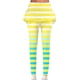 thumbnail image 1 of Puntoco Pantalones De Cintura Elástica Cómodos A Rayas A La Moda Para Mujer, Pantalones De Doble Capa Con Bolsillo Para Yoga, Amarillo Xxxl, 1 of 5