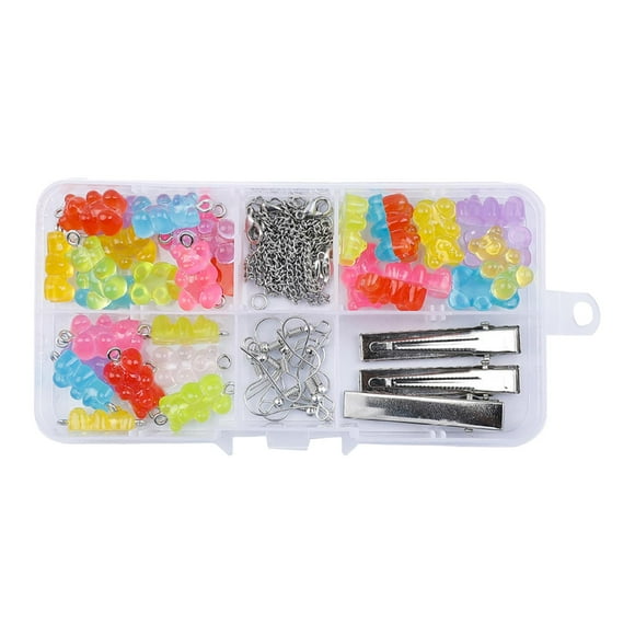 Encantos de Oso Gummy Bear Colorido Sunnimix Colgantes para DIY Fabricación