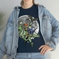 thumbnail image 5 of Dabbing Skeleton Jack-o'-lantern T-Rex Dinosaur T-Shirt, 5 of 6