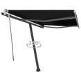 thumbnail image 1 of vidaXL Freestanding Manual Retractable Awning 300x250 cm Anthracite, 1 of 1