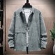 thumbnail image 4 of Blusa y camisa de manga larga con cuello vuelto para hombre, blusa informal de moda con cuello vuelto, camisa, chaqueta con bolsillos, blusa holgada de manga larga con cuello, camisa para hombre, abri, 4 of 4
