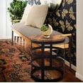 thumbnail image 2 of Teak Wood Nutella Side Table, 2 of 4