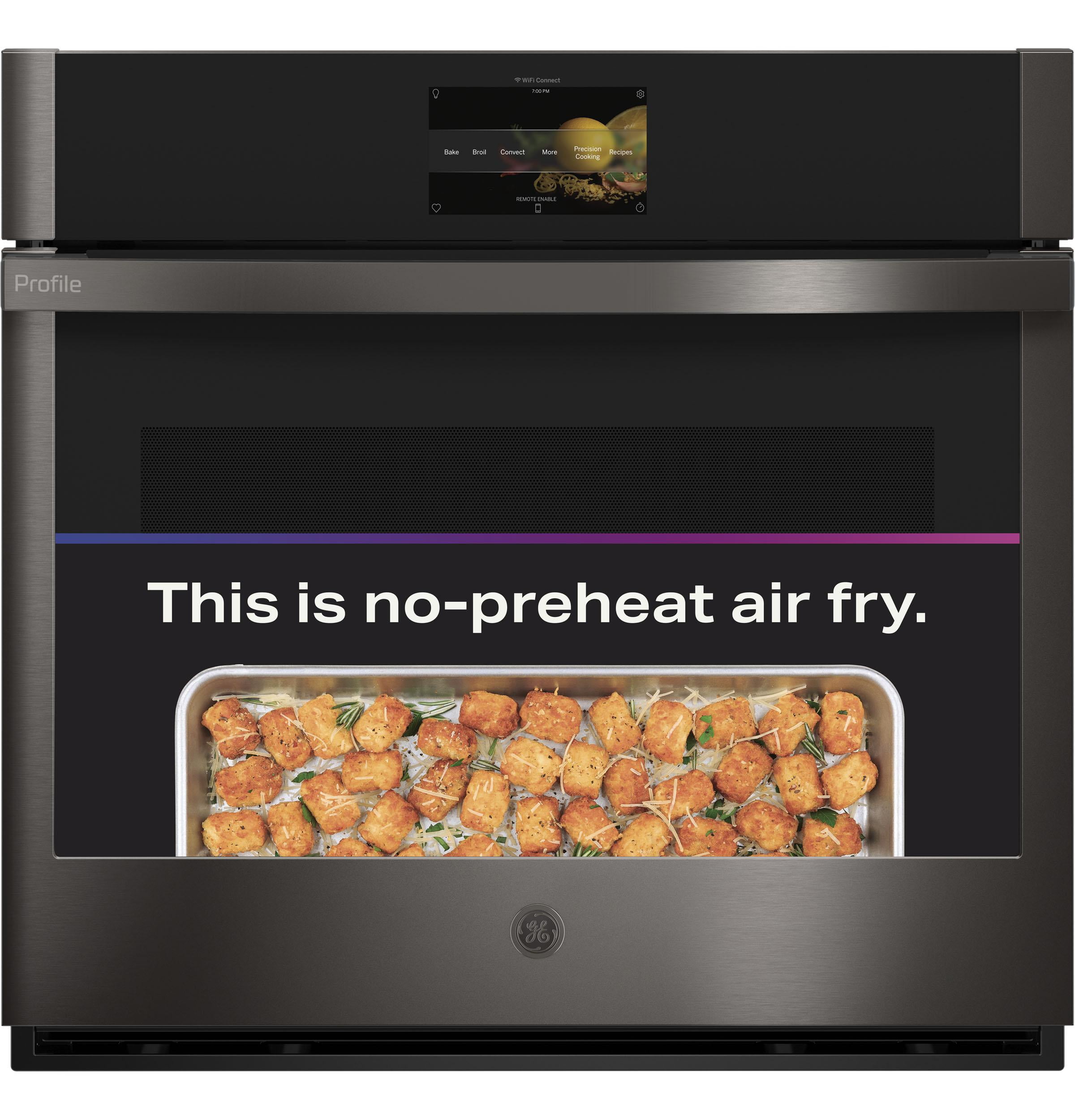 GE PTS7000BNTS 30 Inch Smart Built-In Electric Single Wall Oven with Convection