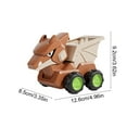 thumbnail image 3 of Tarmeek Construction Toys for 3 Years Old Boys Girls,Inertial Dinosaur Engineering Vehicle Car Toy Excavator Dump Truck Multi Joint Movable,Birthday Thanksgiving Christmas Gifts for 3+ Years Old, 3 of 7